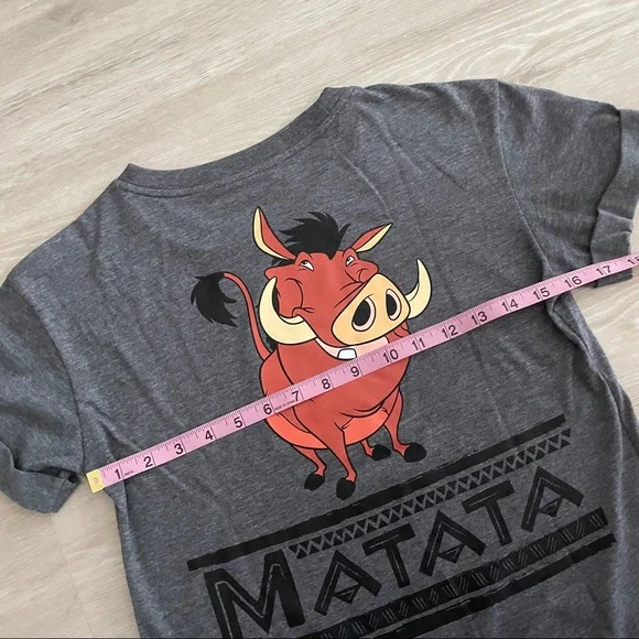 Disney Hakuna Matata dark grey tee shirt - Picture 6 of 10
